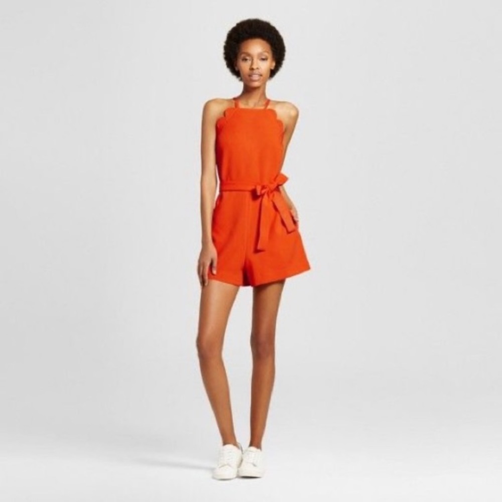 Victoria Beckham for Target Orange Romper